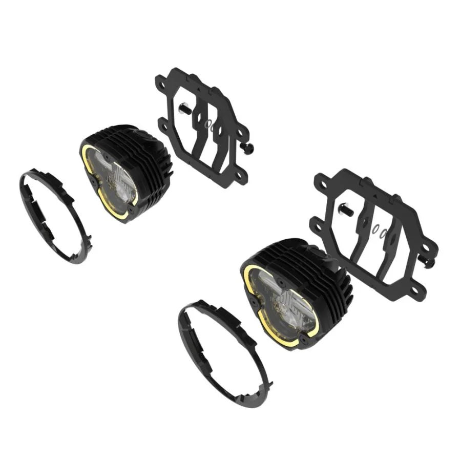 2014 ram 1500 led pod fog lights Amazon.com: iJDMTOY Dual LED Pod Light Fog Lamp Kit Compatible with 2010-18 Dodge  RAM 2500 3500, Includes (4) 20W High Power LED Cubes, Lower Bumper Area  Mounting Brackets & On/Off Switch Wiring